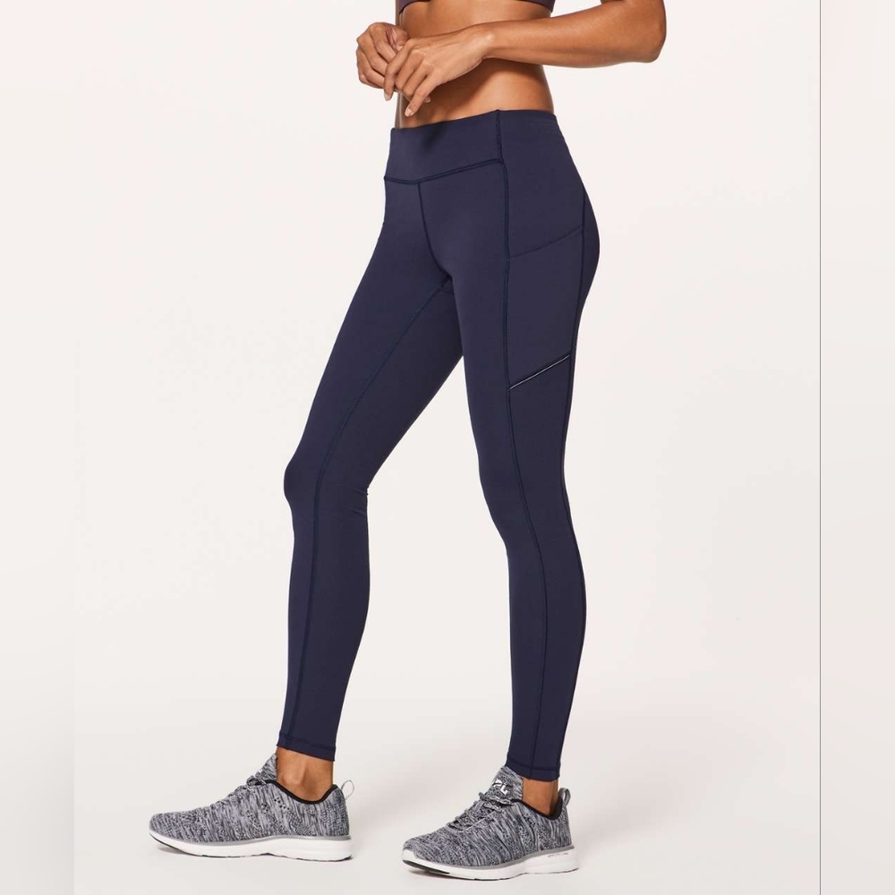 Lululemon Navy Speed Up Leggings Size 6
